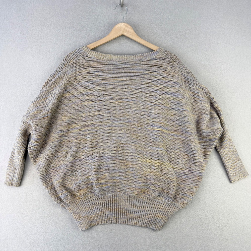 Prana Milani Sweater Women S Multi Color Surplice V-Neck Dolman Sleeve Knit
